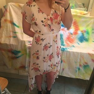 Floral Hi Low Dress